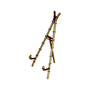 small metal easel
