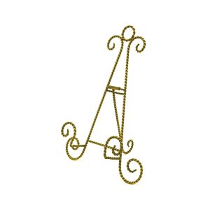 gold decorative easel