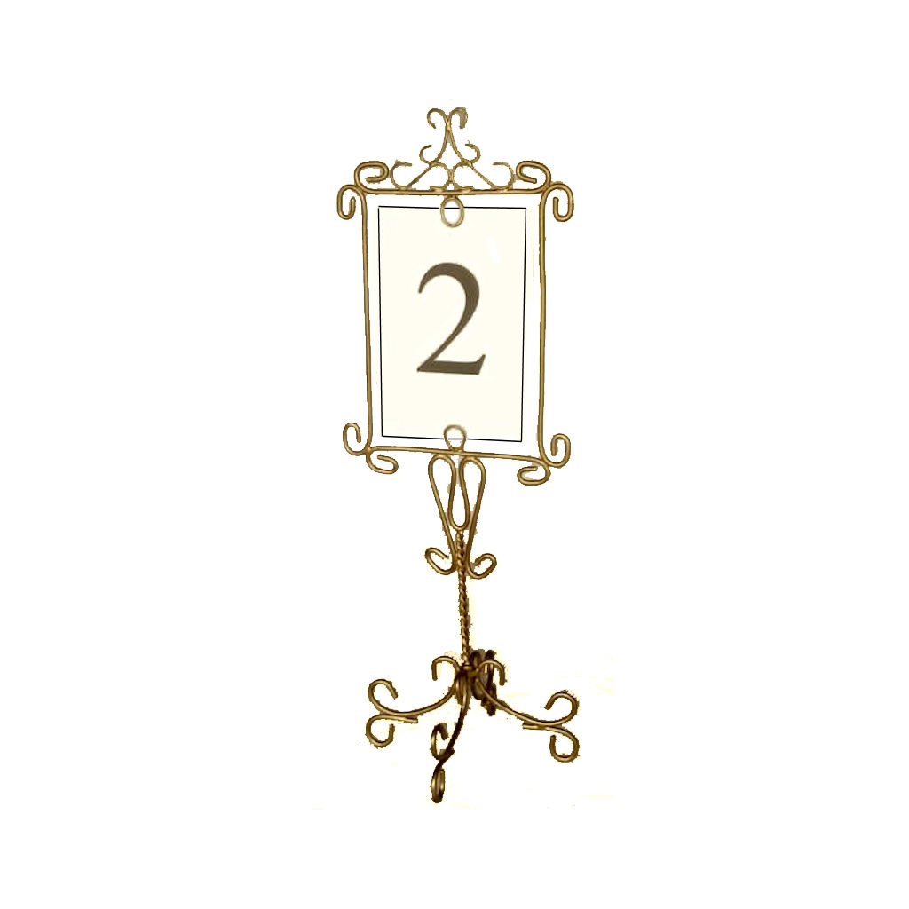 tall table number stands tall table number stands