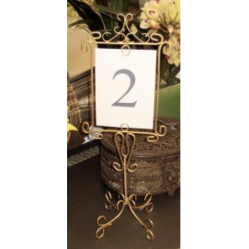 tall table number stands tall table number stands