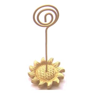 gold place card holders